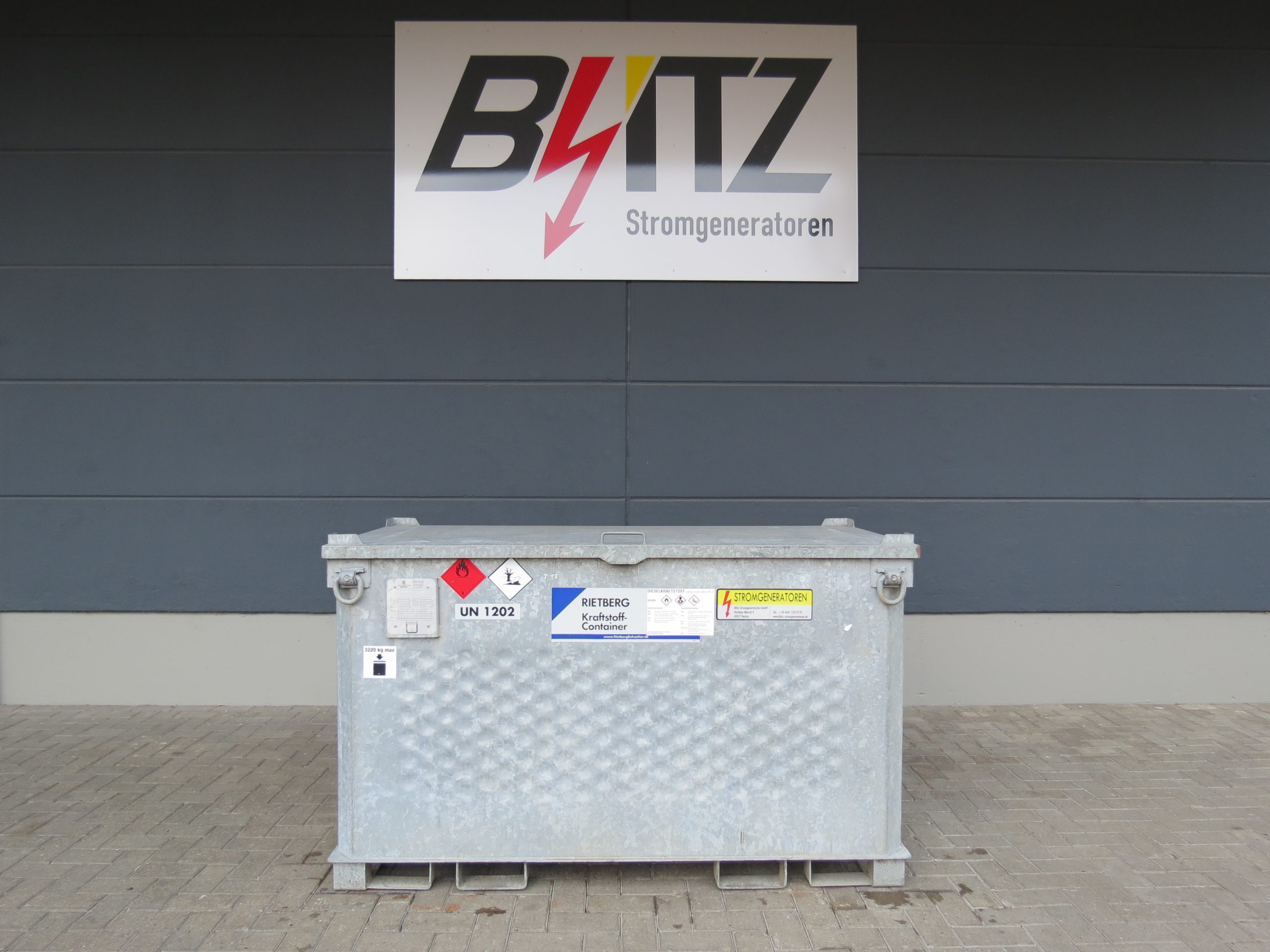Rietberg Tank gebraucht - Blitz-Stromgeneratoren GmbHBlitz-Stromgeneratoren  GmbH